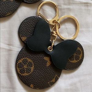L-V inspired Minnie Mouse key chain